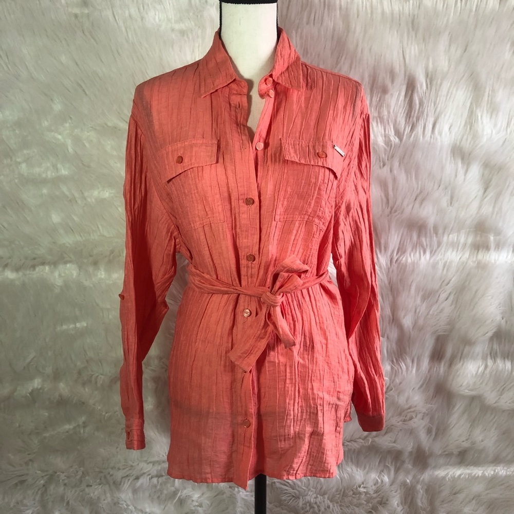 Michael Kors Coral Button Down
